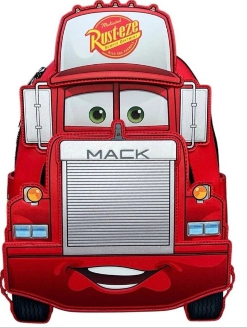 Disney Red Mack Truck Character Backpack